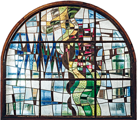 Vitral de la Casa Museo Otraparte