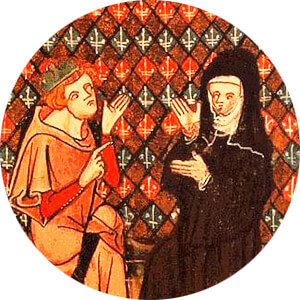 Ilustración de Abelardo y Eloísa