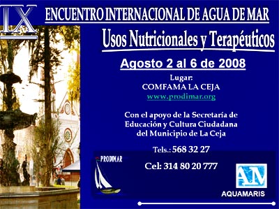 IX Encuentro Internacional de Agua de Mar