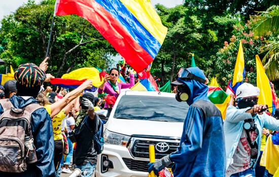 Protestas en Colombia 2021 - Foto © Andrea Aldana