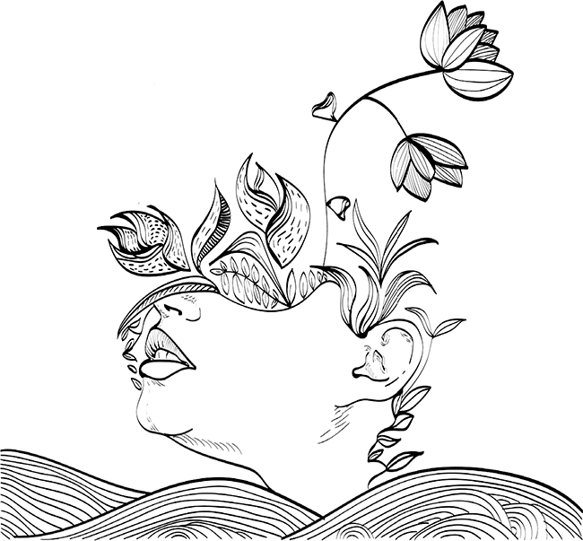 Ilustración de María Paula Martínez para el libro «Anímula (Mínima alma mía)» de Juliana Garcés Sarmiento