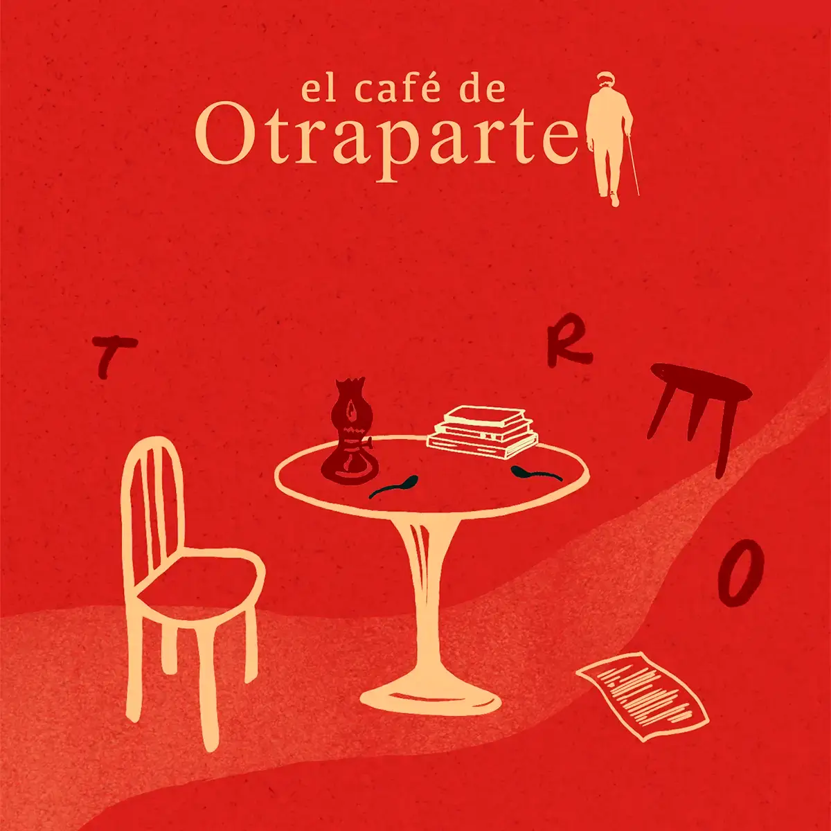 Portada de la carta de productos de El Café de Otraparte