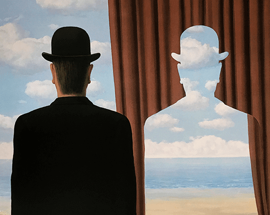 Pintura «Después» de René Magritte