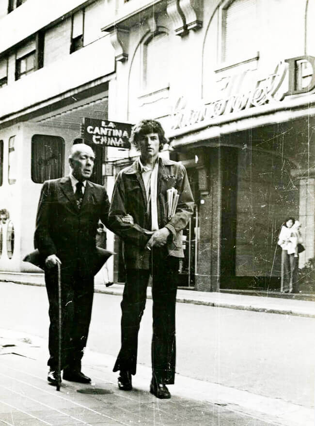 Jorge Luis Borges y Esteban Moore (1975)