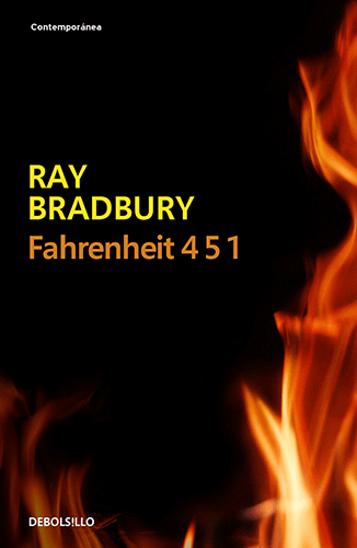Portada del libro «Fahrenheit 451» de Ray Bradbury