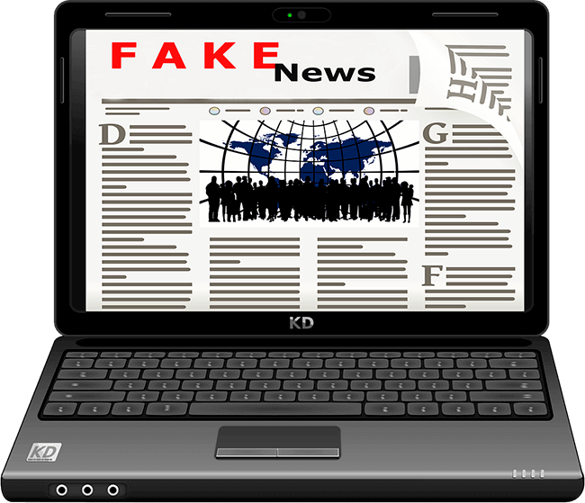 Ilustración relacionada con el concepto de «Fake News»