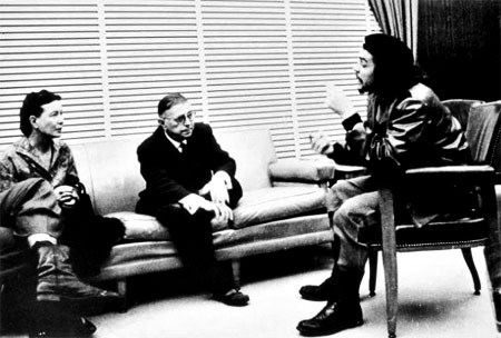 Jean Paul Sartre y Albert Camus