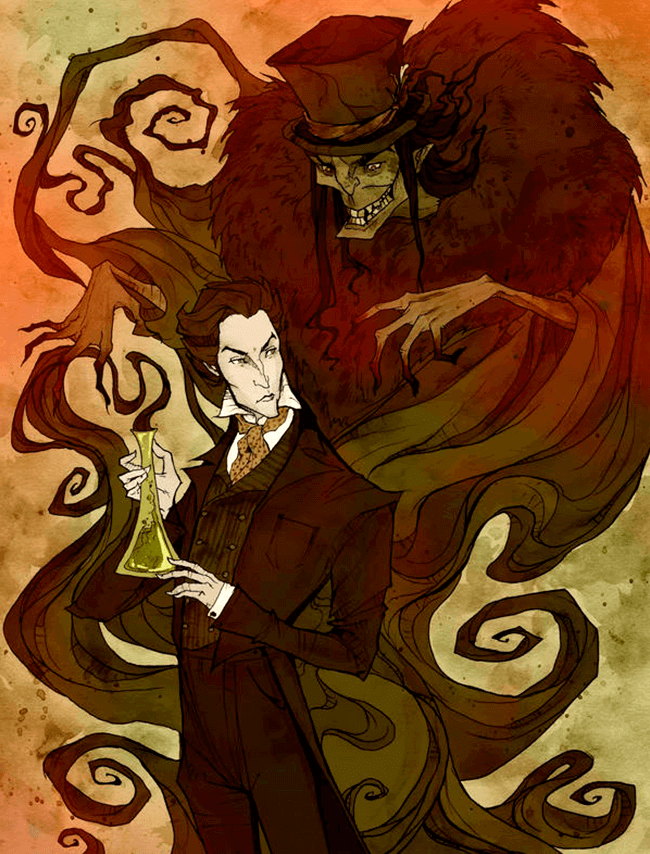 «Jekyll and Hyde» - Ilustración © Abigail Larson