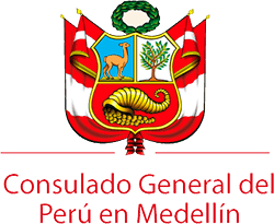 Logo del Consulado General del Perú en Medellín