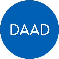 Logo del DAAD. Clic en la imagen para visitar su página web.