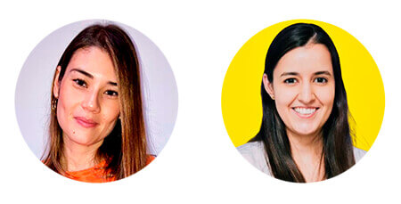 María Alejandra García y Lina Rodríguez