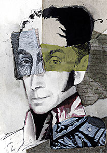 Simón Bolívar - Ilustración por Daniel Gómez Henao
