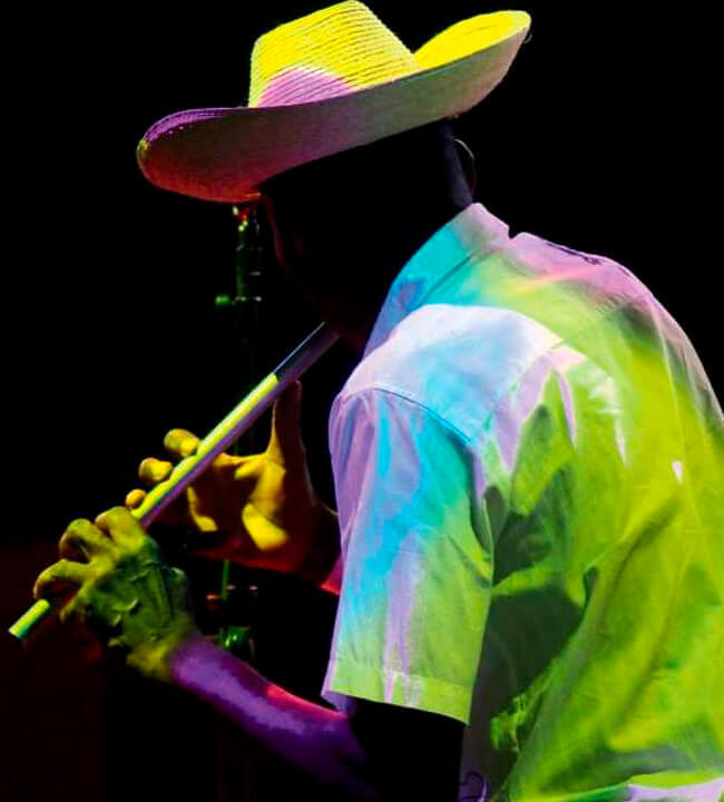 Músico afrocolombiano
