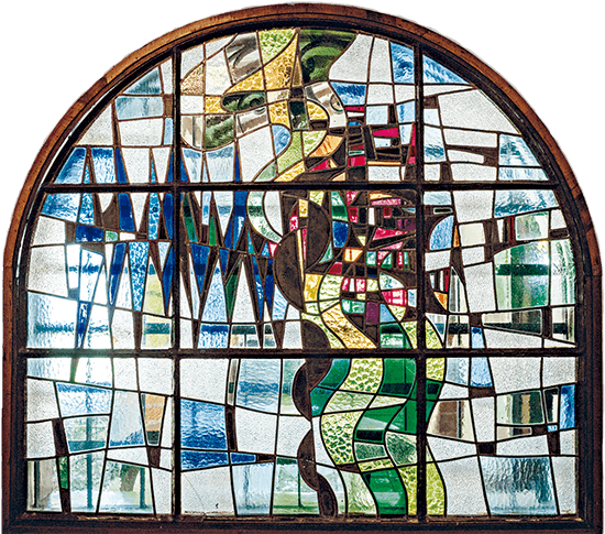 Casa Museo Otraparte: Vitral por Leandro Velasco