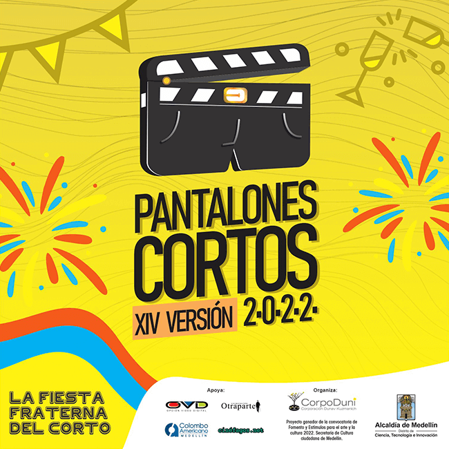 Pieza de promoción del Festival de Cine «Pantalones Cortos» 2022