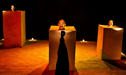 “Play” de Samuel Beckett por Teatro Karavana - Fotografía por Gabriel Ortiz