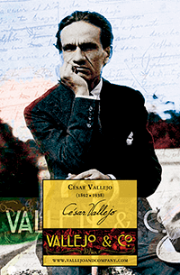 Afiche dedicado al poeta peruano César Vallejo (1892-1938)