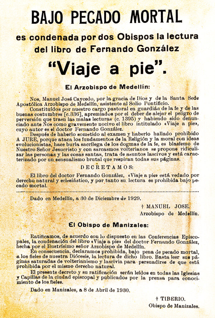 Prohibición de «Viaje a pie»