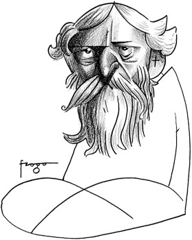 Rabindranath Tagore por Gilmar Fraga