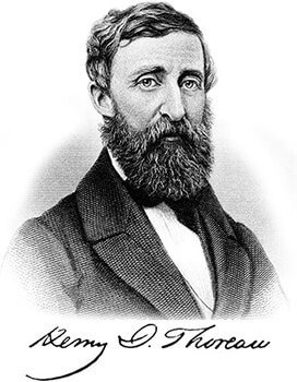 Henry David Thoreau (1817 - 1862)