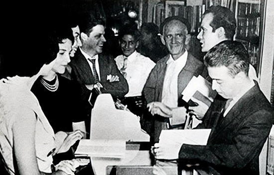 Alberto Aguirre, Fernando González, Manuel Mejía Vallejo y Carlos Castro Saavedra