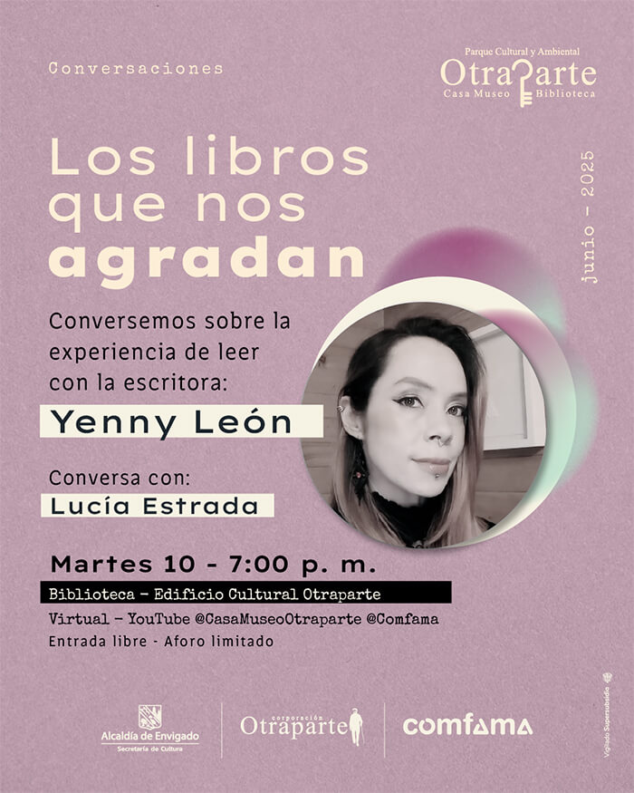 Conversemos sobre la experiencia de leer con Yenny León